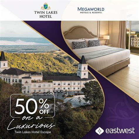Experience Twin Lakes Hotel Perks with EastWest Credit Cards.